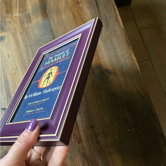 Hamlet Framed Vintage 1958 Book Cover Art - The Tragedy of Hamlet - Picture 8 of 11